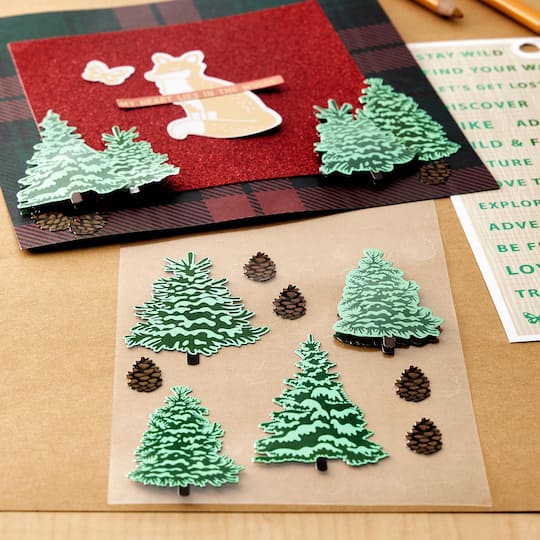 Pinecone & Tree Stickers by Recollections™